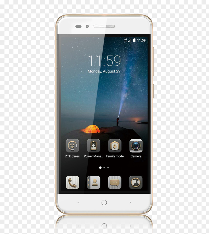 Zte Open ZTE Blade 4G Dual SIM Smartphone PNG