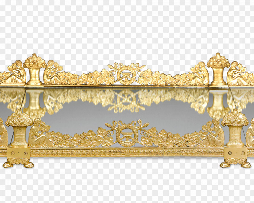 Brass 01504 Gold Antique Rectangle PNG