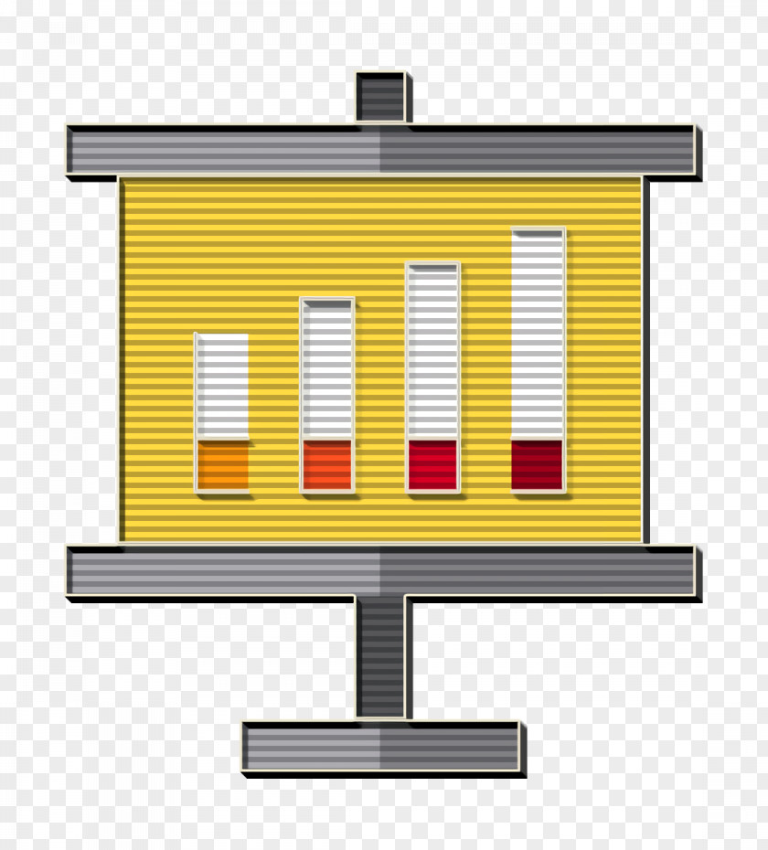 Graph Icon Screen Business And Office PNG