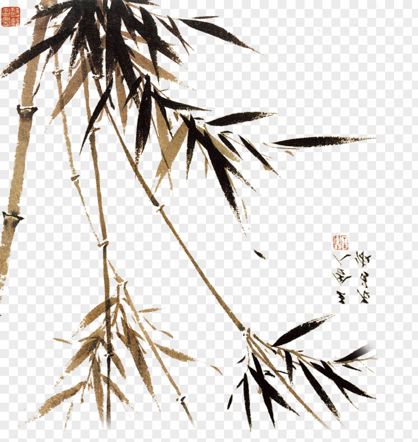 Green Chinese Wind Bamboo Decoration Pattern Qujiang, Anhua Fermented Tea Xincha Fengzhulin PNG