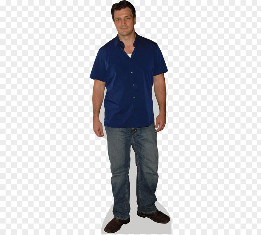Nathan Fillion T-shirt Dress Shirt Netccentric Polo Jeans PNG