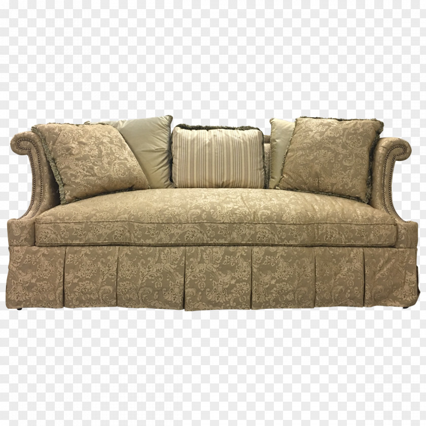 Old Couch Sofa Bed Furniture Slipcover Loveseat PNG