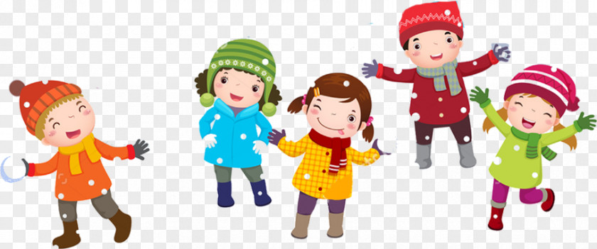 Winter-kids Winter Snow Clip Art PNG