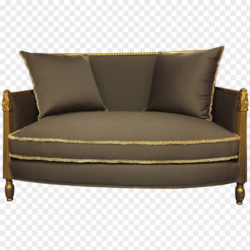 Art Deco Couch Furniture Loveseat Sofa Bed Frame PNG