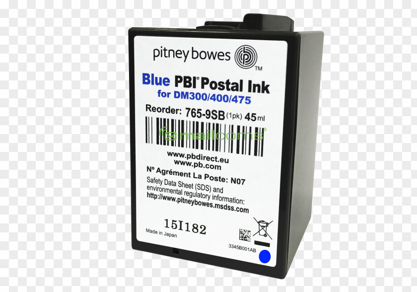 Business Pitney Bowes Franking Machines Ink Cartridge Mail PNG
