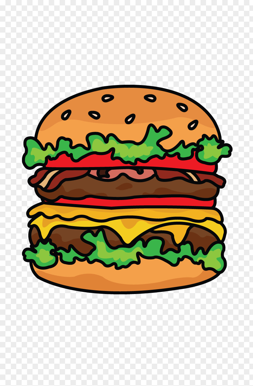 Hamburger Whopper Cheeseburger French Fries Fast Food PNG