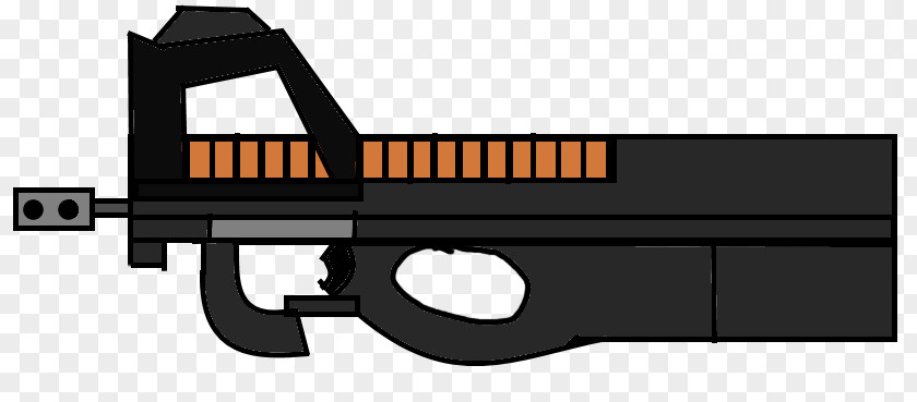 Trigger Firearm FN P90 Drawing Magazine PNG