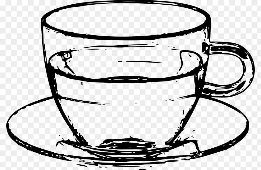 Cup Glass Plate Coffee Clip Art PNG