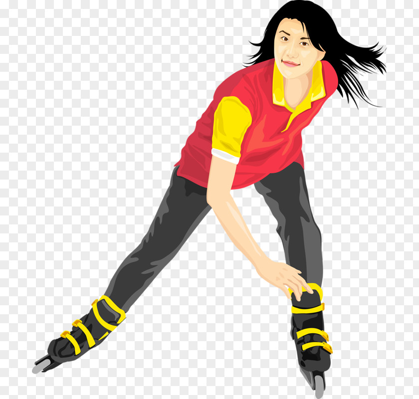 Figure Skating Material Ice Roller Illustration PNG