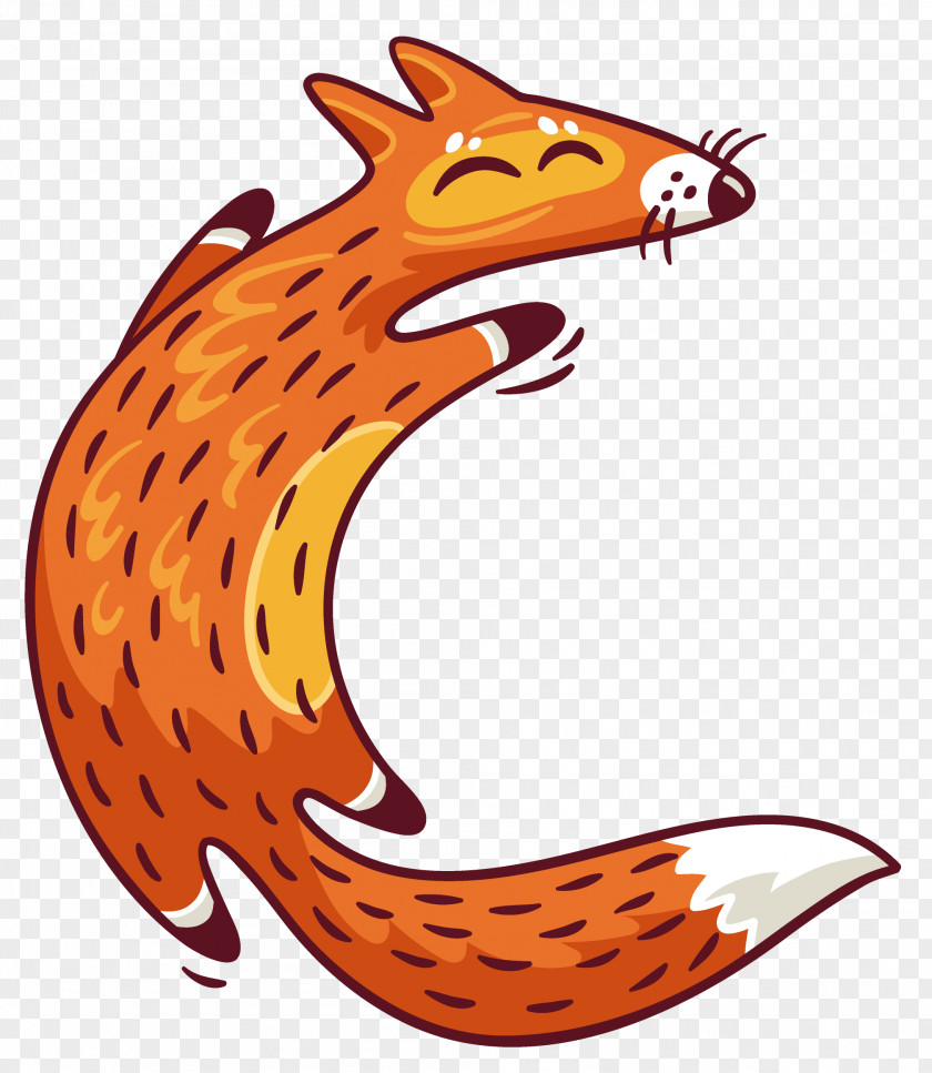 Orange Painted Fox Hidden Objects Android Clip Art PNG