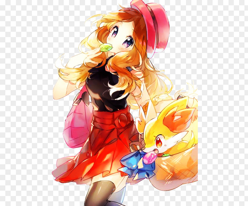 Pikachu Serena Pokémon X And Y Fan Art PNG