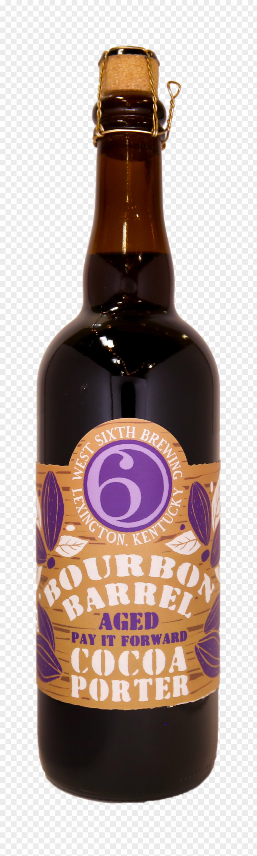 Beer Bottle West Sixth Brewing Ale Brewery PNG