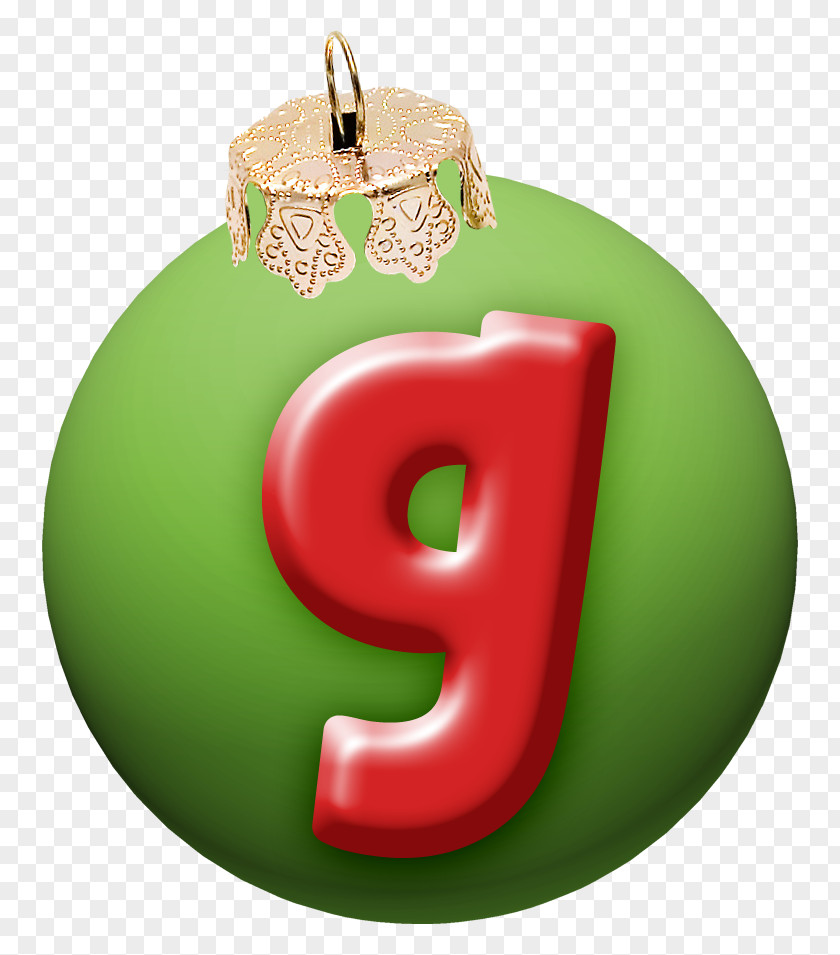 Christmas Letter G Alphabet PNG