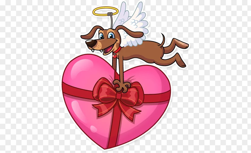 Cupid Ltd Telegram Sticker Reindeer Dog Clip Art PNG