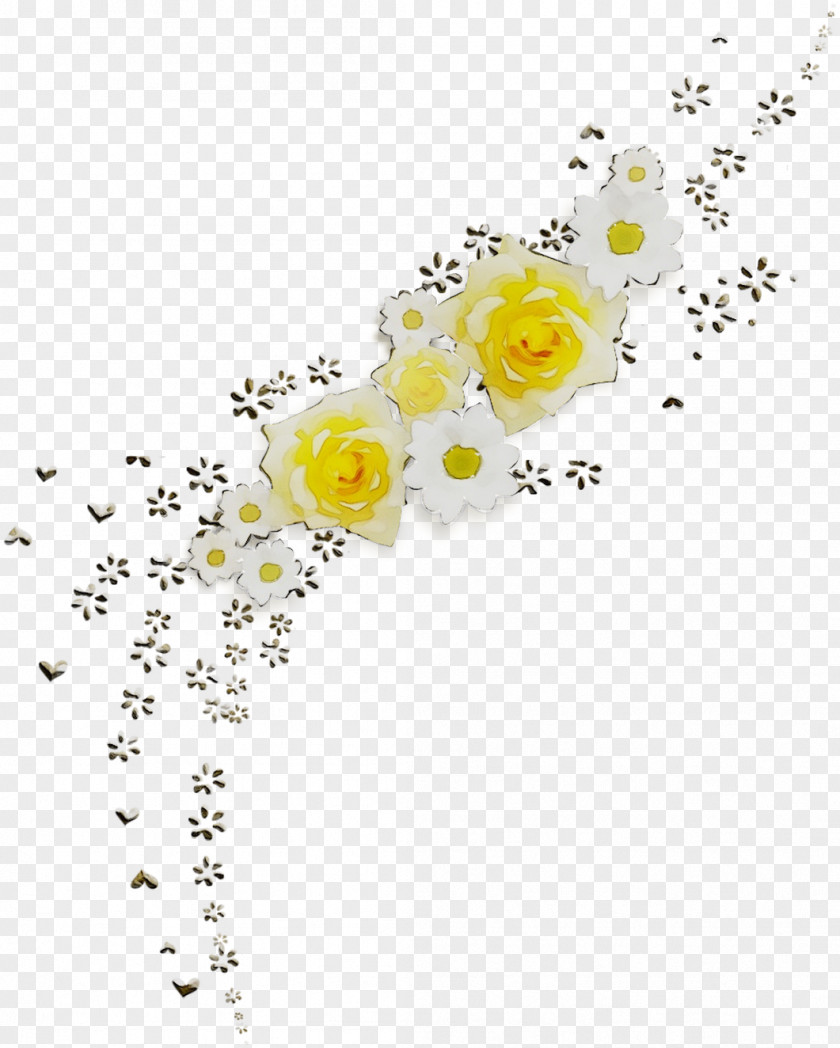 Floral Design Font Line Yellow Calligraphy PNG