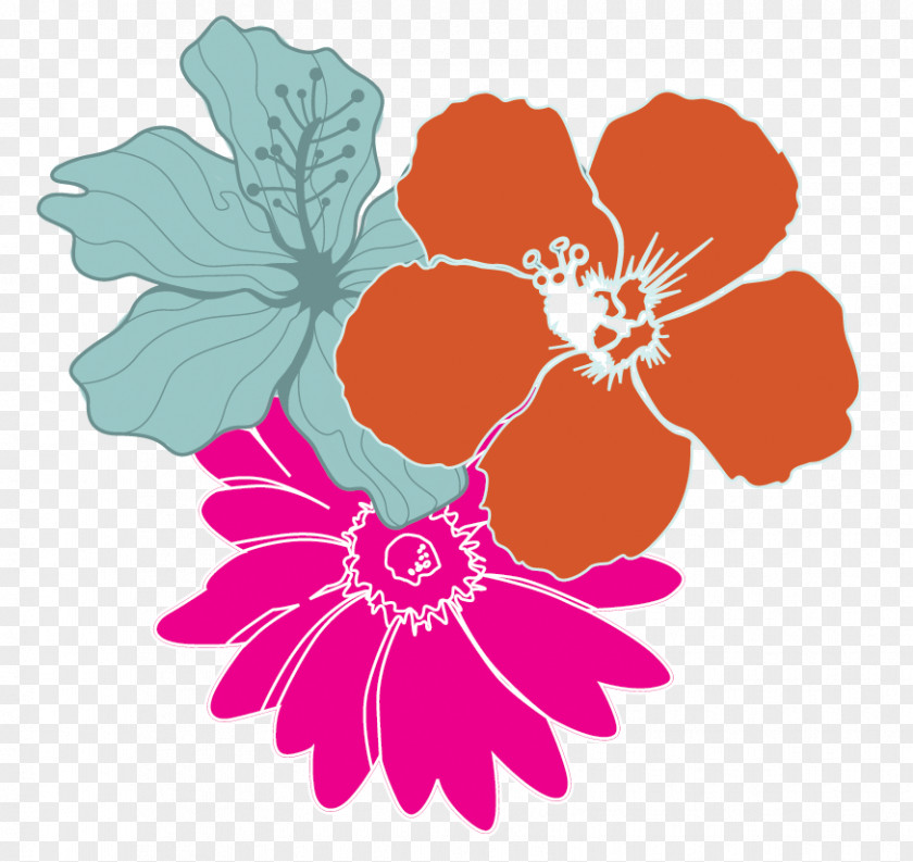 Flower Decorate Yaz's Gallery Floral Design Rosemallows Gift PNG
