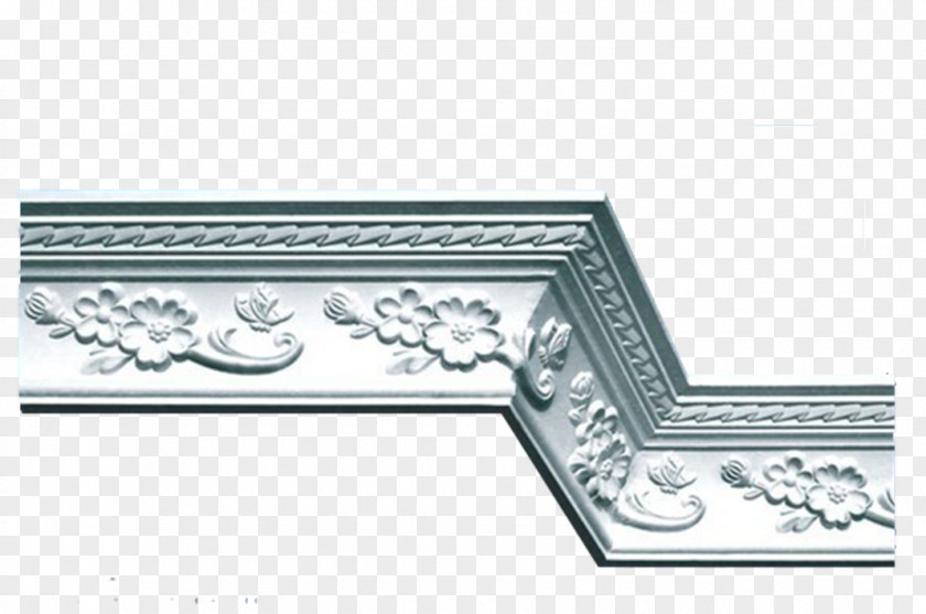 Gypsum Line Modern Style Ceiling Plaster Molding PNG