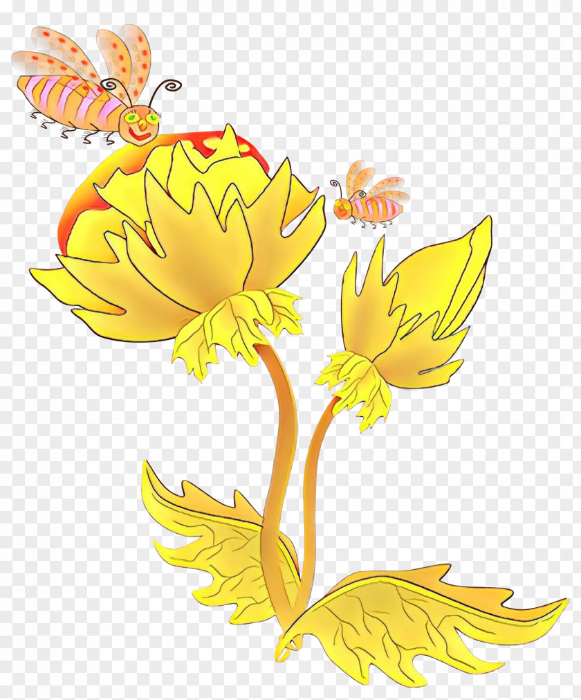 Herbaceous Plant Wildflower Yellow Flower Clip Art Pedicel PNG