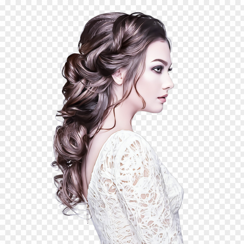 Ringlet Wig Hair Hairstyle Blond Long Beauty PNG