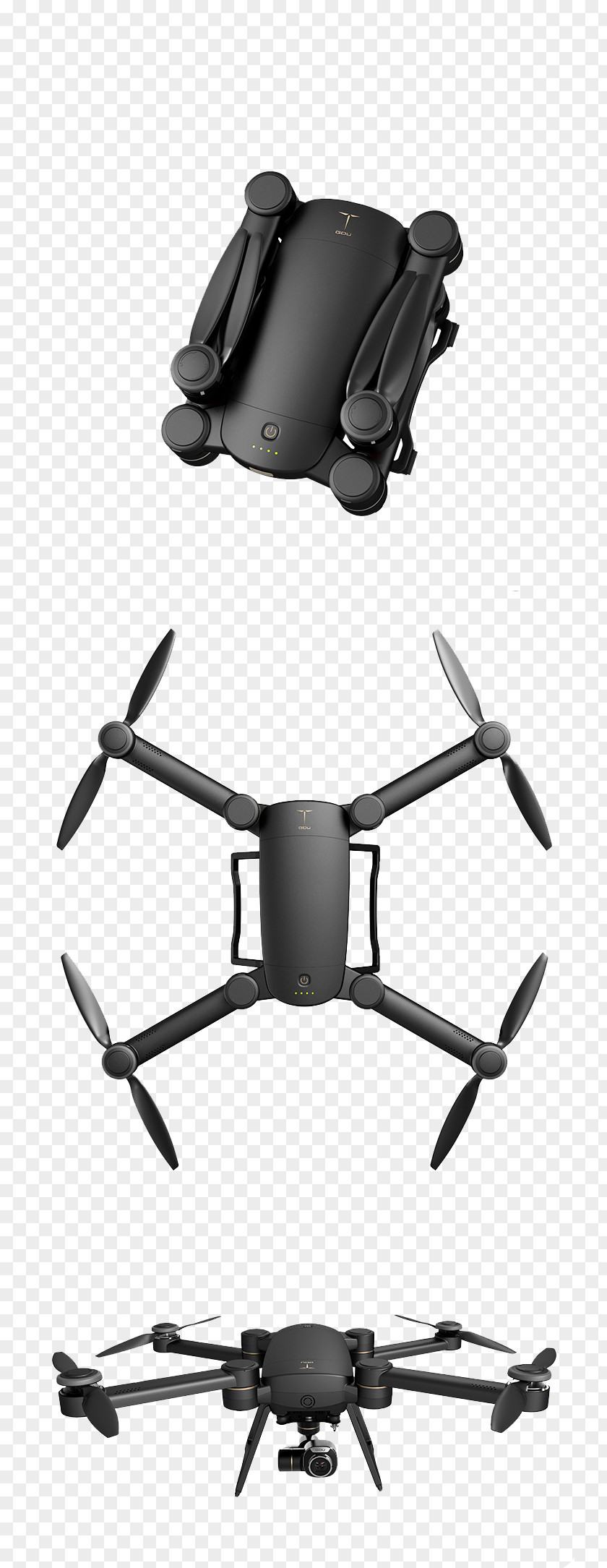 UAV Unmanned Aerial Vehicle Quadcopter 4K Resolution Camera Gimbal PNG