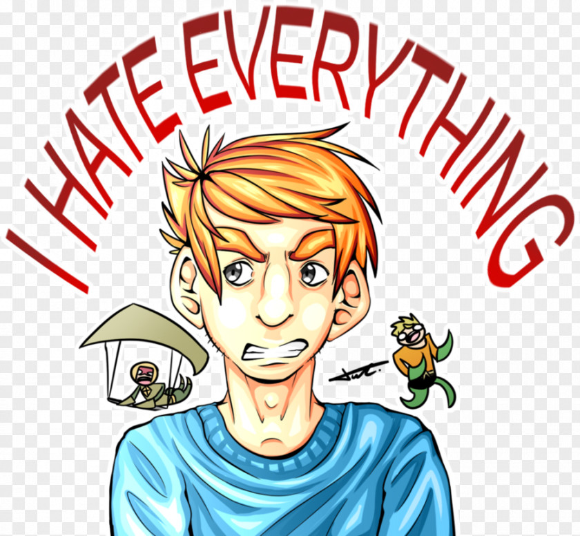 Youtube Fan Art I Hate Everything Cartoon PNG
