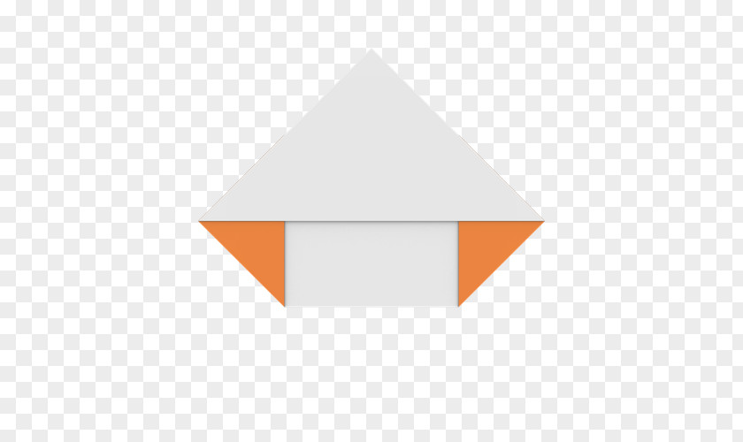 Half Fold Triangle Line PNG