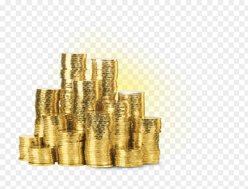 Lottery Tips Gettone D'oro Gold Coin Money PNG
