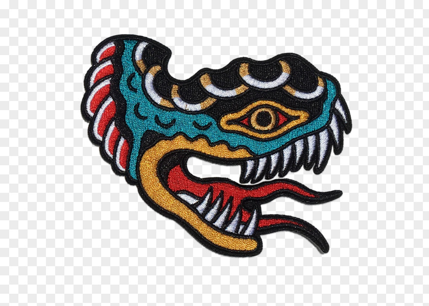 Snakes Embroidered Patch Lapel Pin Embroidery Thread PNG