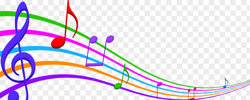 A Colored Music Notation Note PNG
