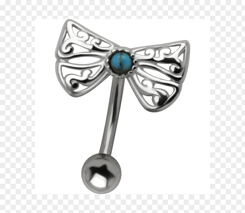 Barbell Body Jewellery Piercing Navel Gold PNG