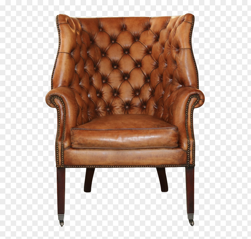 Chair Club Wing Distressing Tufting PNG