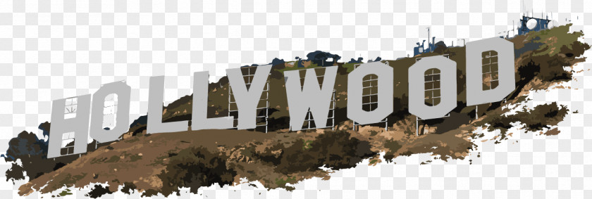 Hollywood Sign Downtown Los Angeles Clip Art PNG
