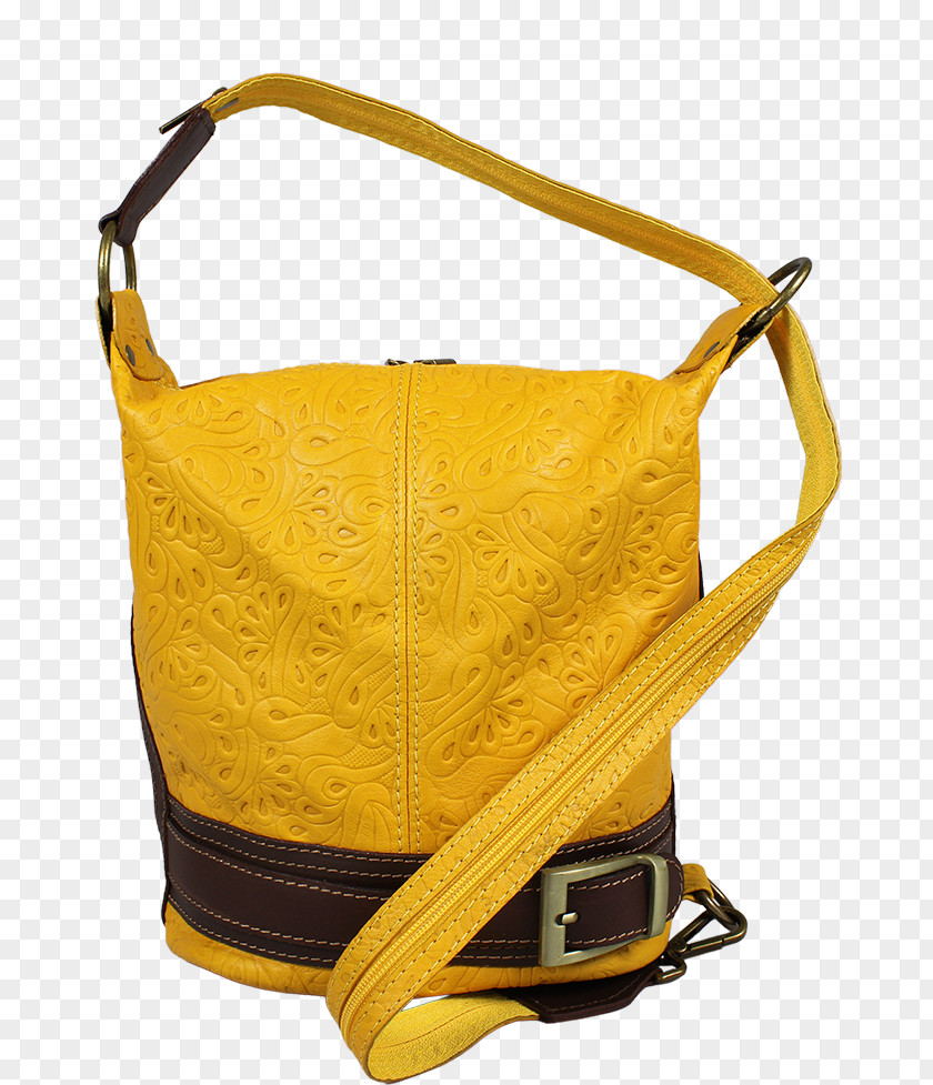 Novak Handbag Yellow Leather Color Beige PNG