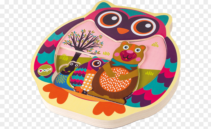 Simple Poster Jigsaw Puzzles Oops Colourful Wooden 3D Puzzle In Super Cute Owl Design Toy Easy-Puzzle! Board Game PNG