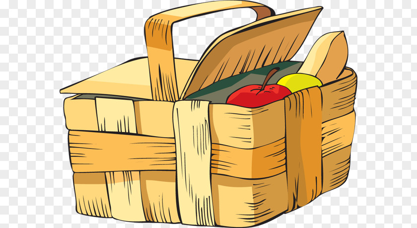 Summer Picnic Pictures Baskets Clip Art PNG