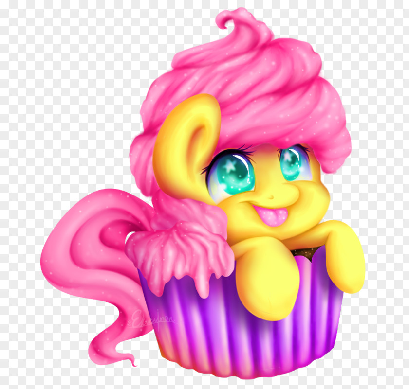 Cute Animals Eating Cupcakes Fluttershy Princess Luna Painting Character Artist PNG