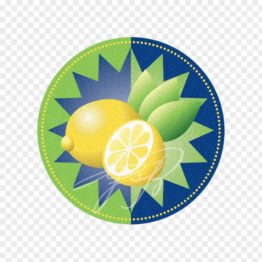 Lemon Circle PNG