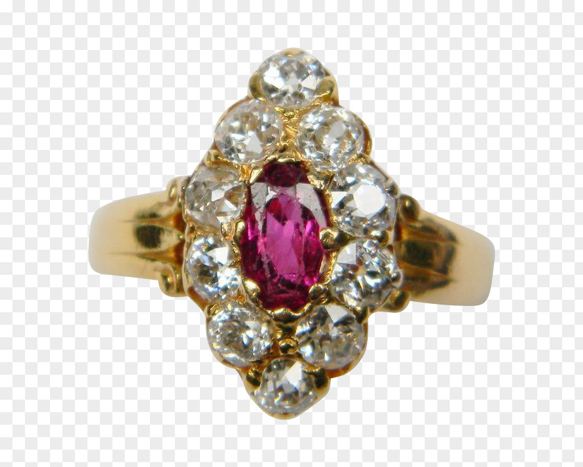 Ruby Ring Body Jewellery Diamond PNG