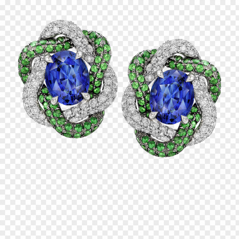 Sapphire Earring Body Jewellery Diamond PNG