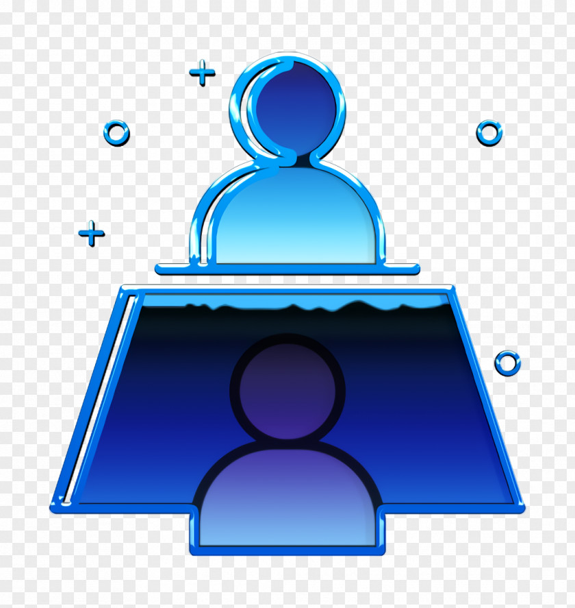 Symbol Electric Blue Employee Icon Interview Job PNG