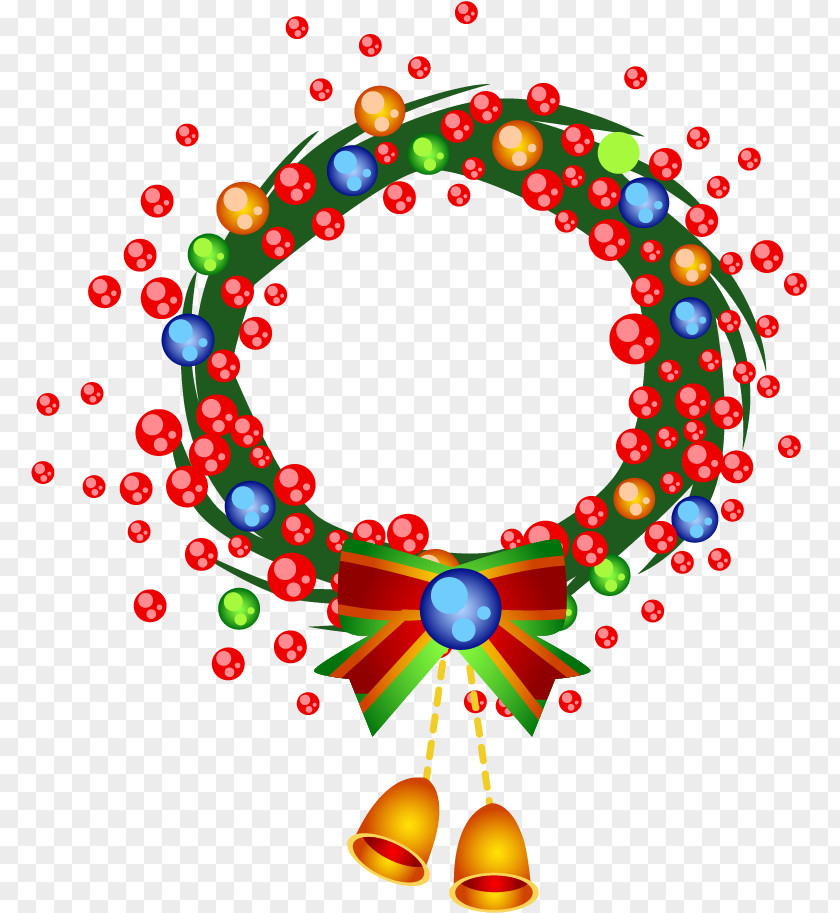 Vector Christmas Lantern Ring Ornament Clip Art PNG