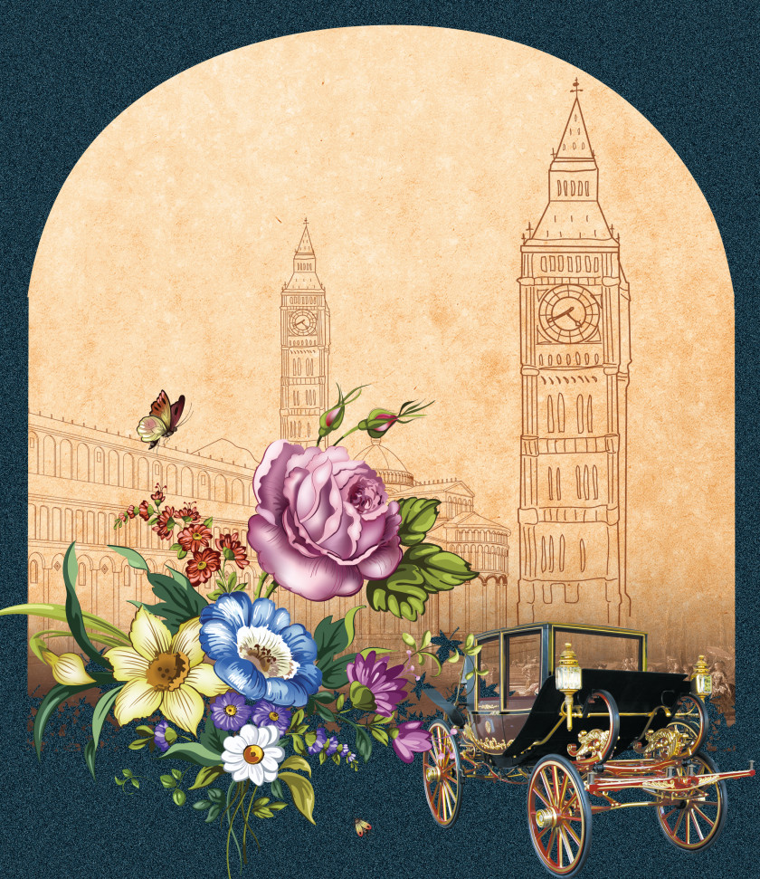 Carriage Flower City Photos Poster Download PNG