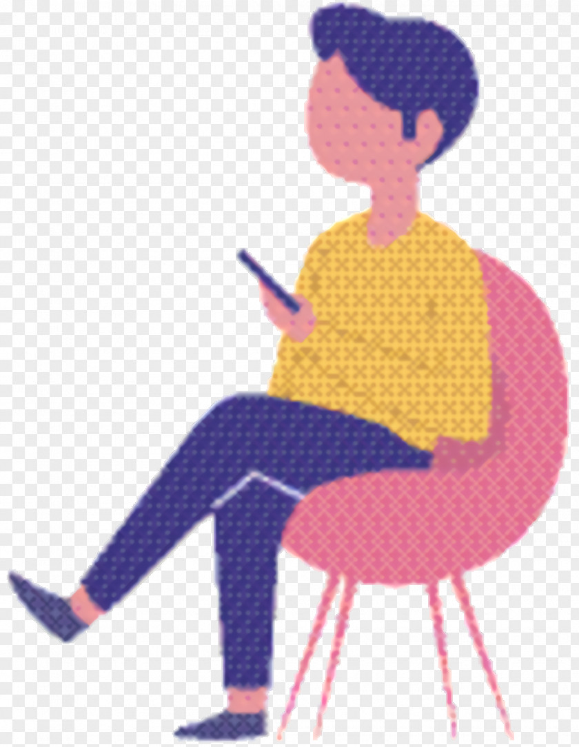 Chair Furniture Human Behavior Cartoon PNG