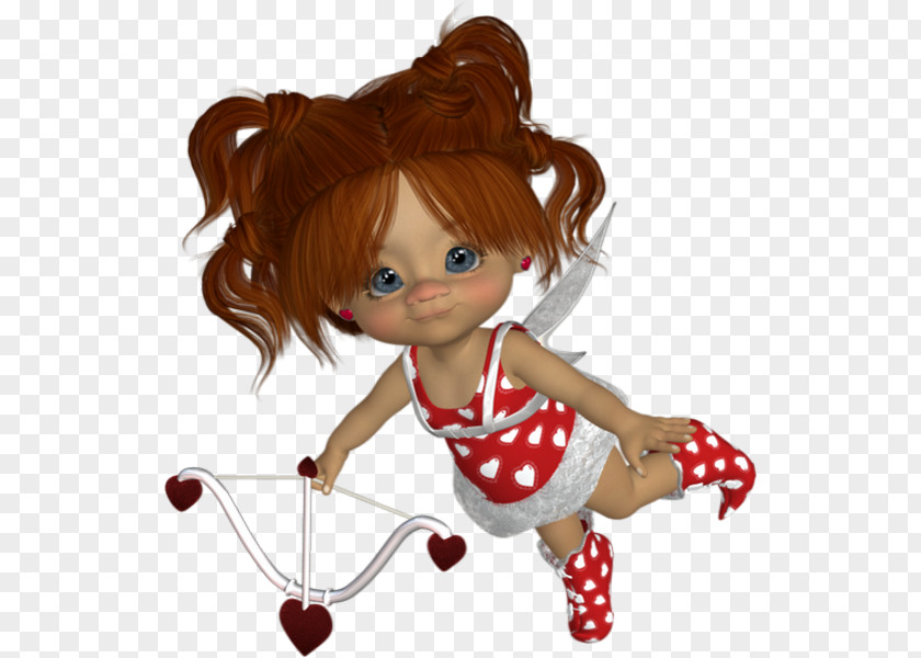 Cupid Doll Valentine's Day February 14 Love PNG