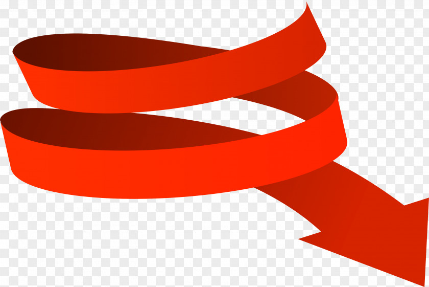 Curved Arrow Red Clip Art PNG