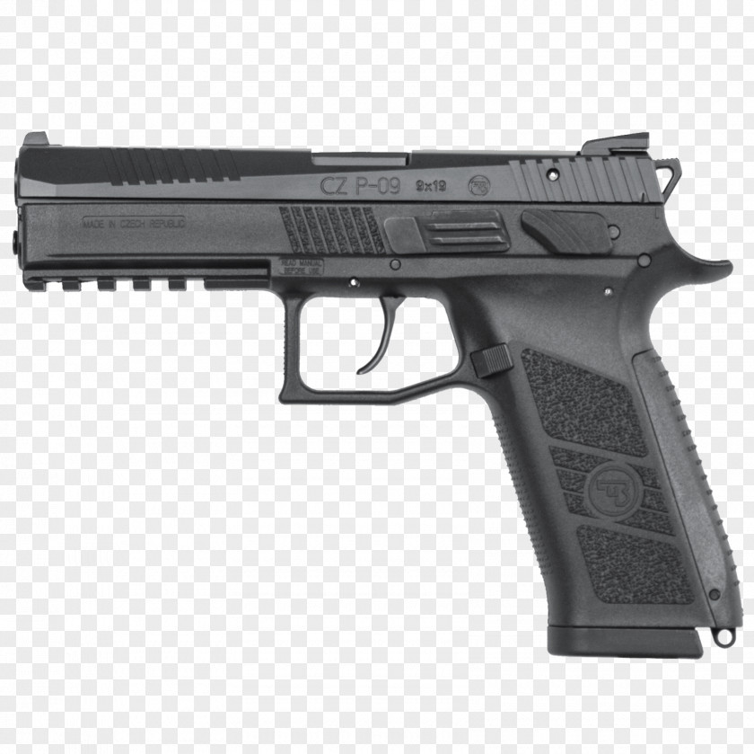 Weapon CZ P-09 75 P-09手枪 Česká Zbrojovka Uherský Brod 9×19mm Parabellum PNG