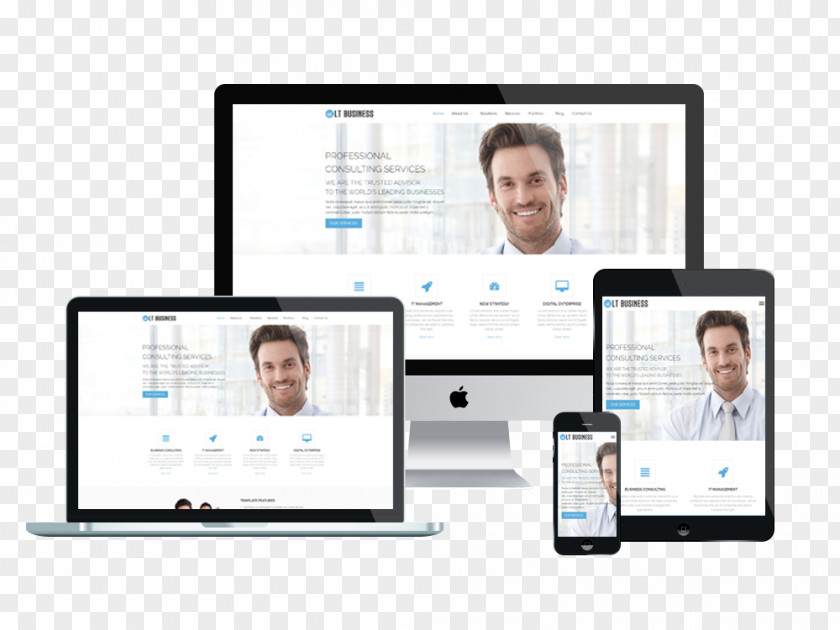 Business Theme Responsive Web Design Template System Joomla PNG