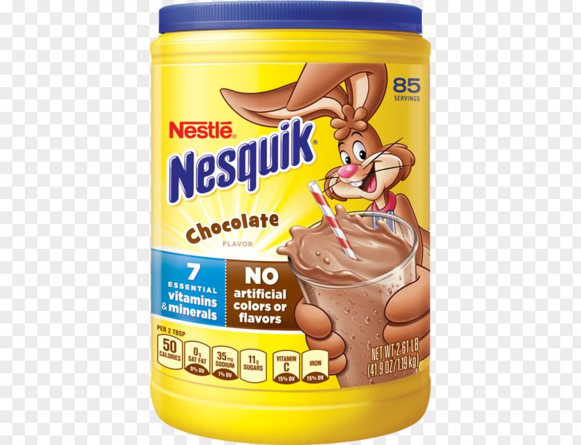 Chocolate Drink Mix Milk Nesquik Nestlé PNG