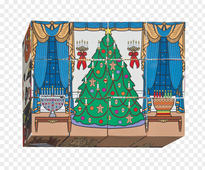 Christmas Tree Window Ornament PNG
