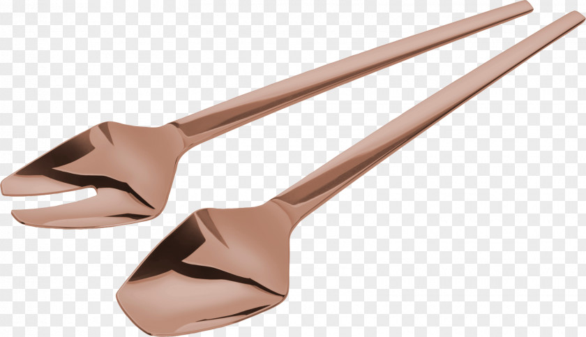 Cutlery Wooden Spoon Solingen Carl Mertens Copper PNG